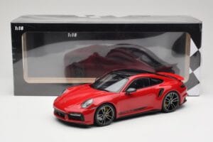 Porsche 911 992 Turbo S Piros Minichamps 1:18 155069070 Fém – 6. kép a 6-ből