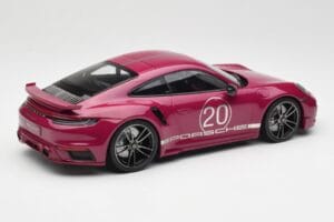 Porsche 911 992 Turbo S Sport Design Package Piros Minichamps 1:18 155069172 Fém – 2. kép a 6-ből