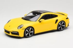 Porsche 911 992 Turbo S Sárga Minichamps 1:18 155069071 Fém