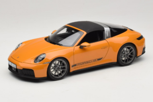 Porsche 911 992.2 Targa 4 GTS Bahama Yellow Norev 1:18 187190 Fém – 3. kép a 10-ből