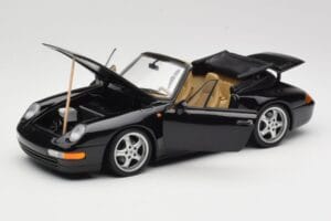 Porsche 911 993 Kabrió Fekete UT Models 1:18 27806-U1 Fém – 2. kép a 8-ből