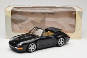 Porsche 911 993 Kabrió Fekete UT Models 1:18 27806-U1 Fém – 8. kép a 8-ből