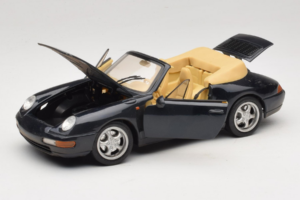 Porsche 911 993 Kabrió Sötétkék Tchibo 1:18 46619 Fém – 2. kép a 8-ből