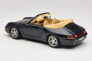 Porsche 911 993 Kabrió Sötétkék Tchibo 1:18 46619 Fém – 7. kép a 8-ből
