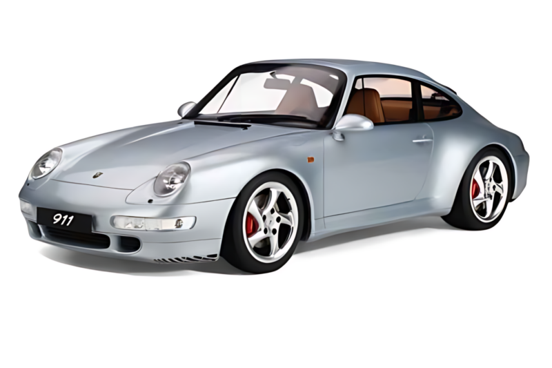 Porsche 911 993 Carrera 4S Ezüst GT Spirit 1:8 Porsche 911 993 Carrera 4S Ezüst GT Spirit 1:8 GTS801901 Gyanta