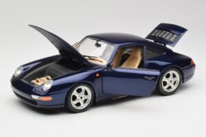 Porsche 911 993 Carrera Cup Kék Braccio & Gotz 1993 Bburago 1:18 3060-M1 Fém – 2. kép a 8-ből