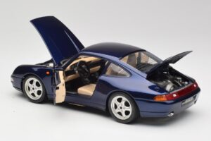 Porsche 911 993 Carrera Cup Kék Braccio & Gotz 1993 Bburago 1:18 3060-M1 Fém – 5. kép a 8-ből