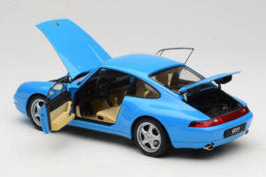 Porsche 911 993 Carrera Blue Metallic AUTOart 1:18 78133 Fém – 5. kép a 8-ből
