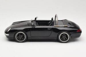 Porsche 911 993 Carrera Kabrió Fekete Bburago 1:18 3090-M1 Fém – 4. kép a 8-ből