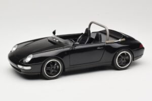 Porsche 911 993 Carrera Kabrió Fekete Bburago 1:18 3090-M1 Fém