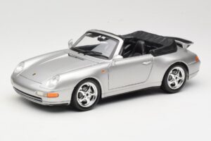 Porsche 911 993 Carrera Kabrió Ezüst Bburago 1:18 18-12039 Fém