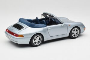 Porsche 911 993 Carrera Kabrió Ezüst Maisto 1:18 100299-M1 Fém – 3. kép a 8-ből