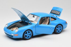 Porsche 911 993 Carrera Kék Bburago 1:18 3060 Fém – 2. kép a 8-ből