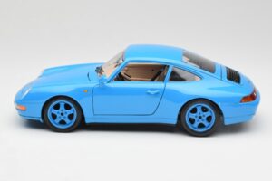 Porsche 911 993 Carrera Kék Bburago 1:18 3060 Fém – 4. kép a 8-ből