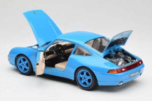 Porsche 911 993 Carrera Kék Bburago 1:18 3060 Fém – 5. kép a 8-ből