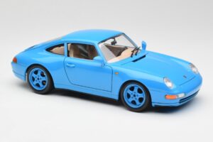 Porsche 911 993 Carrera Kék Bburago 1:18 3060 Fém – 6. kép a 8-ből
