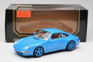 Porsche 911 993 Carrera Kék Bburago 1:18 3060 Fém – 8. kép a 8-ből