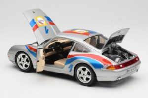 Porsche 911 993 Carrera Cup #1 1993 Bburago 1:18 3050-M2 Fém – 5. kép a 8-ből