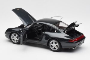 Porsche 911 993 Carrera Zöld Metál AUTOart 1:18 78134 Fém – 5. kép a 8-ből