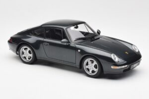 Porsche 911 993 Carrera Zöld Metál AUTOart 1:18 78134 Fém – 6. kép a 8-ből