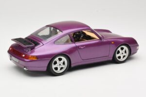 Porsche 911 993 Carrera Lila Bburago 1:18 3060-M2 Fém – 3. kép a 8-ből