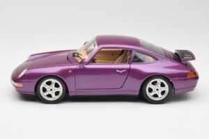 Porsche 911 993 Carrera Lila Bburago 1:18 3060-M2 Fém – 4. kép a 8-ből