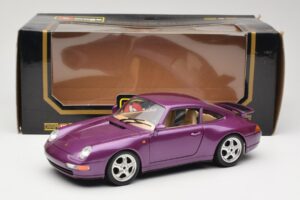 Porsche 911 993 Carrera Lila Bburago 1:18 3060-M2 Fém – 8. kép a 8-ből