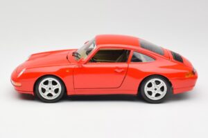 Porsche 911 993 Carrera Piros Bburago 1:18 3050 Fém – 4. kép a 8-ből