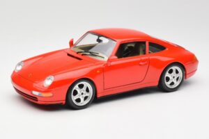 Porsche 911 993 Carrera Piros Bburago 1:18 3050 Fém