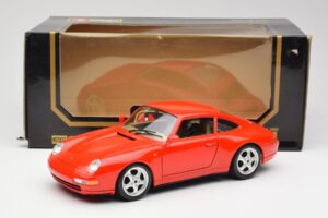 Porsche 911 993 Carrera Piros Bburago 1:18 3050 Fém – 8. kép a 8-ből