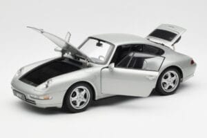 Porsche 911 993 Carrera Ezüst AUTOart 1:18 78131 Fém – 2. kép a 8-ből