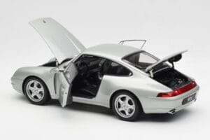 Porsche 911 993 Carrera Ezüst AUTOart 1:18 78131 Fém – 5. kép a 8-ből