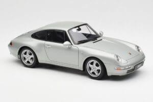 Porsche 911 993 Carrera Ezüst AUTOart 1:18 78131 Fém – 6. kép a 8-ből