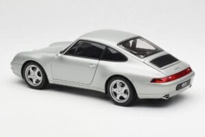 Porsche 911 993 Carrera Ezüst AUTOart 1:18 78131 Fém – 7. kép a 8-ből
