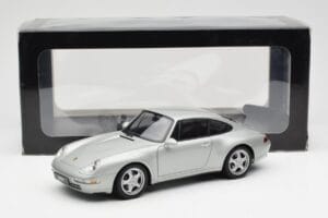 Porsche 911 993 Carrera Ezüst AUTOart 1:18 78131 Fém – 8. kép a 8-ből