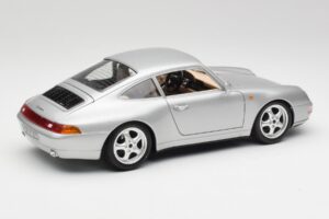 Porsche 911 993 Carrera Ezüst Bburago 1:18 3050-M1 Fém – 5. kép a 8-ből