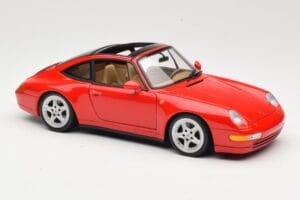 Porsche 911 993 Carrera Targa Piros UT Models 1:18 27821 Fém – 6. kép a 8-ből