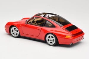 Porsche 911 993 Carrera Targa Piros UT Models 1:18 27821 Fém – 7. kép a 8-ből