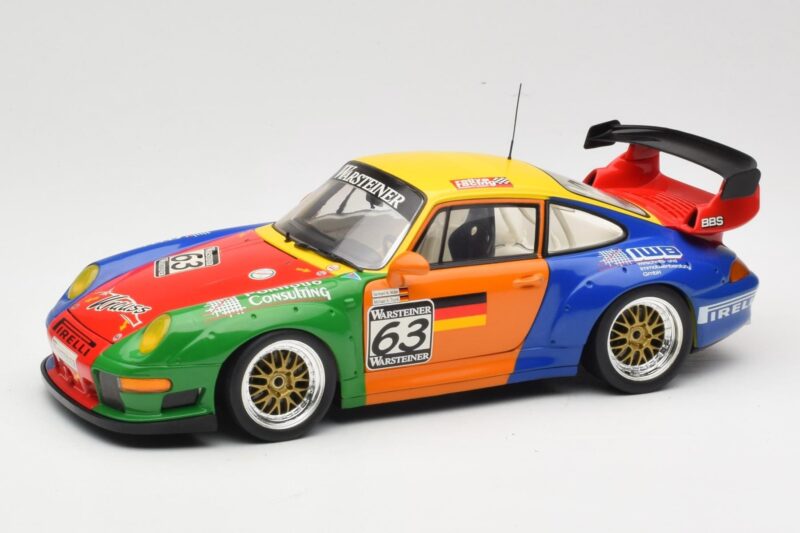 Porsche 911 993 GT2 #63 H. Muller / T. Trunk IMSA 1998 UT Models 1:18 39812 Fém