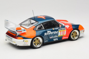 Porsche 911 993 GT2 #10 de Orleans / Saldana BPR Global GT Series 1996 UT Models 1:18 39632 Fém – 3. kép a 8-ből