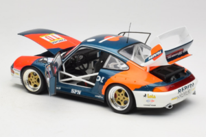 Porsche 911 993 GT2 #10 de Orleans / Saldana BPR Global GT Series 1996 UT Models 1:18 39632 Fém – 5. kép a 8-ből