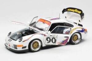 Porsche 911 993 GT2 #90 Vert / Franco / K. Koen Daytona 24 Hours 1998 UT Models 1:18 39813 Fém – 2. kép a 8-ből