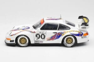 Porsche 911 993 GT2 #90 Vert / Franco / K. Koen Daytona 24 Hours 1998 UT Models 1:18 39813 Fém – 4. kép a 8-ből