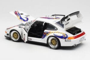 Porsche 911 993 GT2 #90 Vert / Franco / K. Koen Daytona 24 Hours 1998 UT Models 1:18 39813 Fém – 5. kép a 8-ből