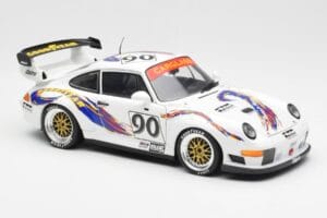 Porsche 911 993 GT2 #90 Vert / Franco / K. Koen Daytona 24 Hours 1998 UT Models 1:18 39813 Fém – 6. kép a 8-ből