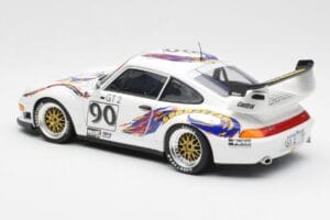 Porsche 911 993 GT2 #90 Vert / Franco / K. Koen Daytona 24 Hours 1998 UT Models 1:18 39813 Fém – 7. kép a 8-ből
