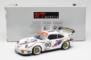 Porsche 911 993 GT2 #90 Vert / Franco / K. Koen Daytona 24 Hours 1998 UT Models 1:18 39813 Fém – 8. kép a 8-ből
