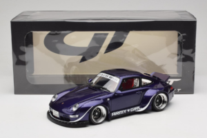 Porsche 911 993 RWB Army Girl Lila GT Spirit 1:18 GT562 Gyanta – 6. kép a 6-ből