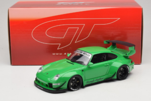 Porsche 911 993 RWB Zöld GT Spirit 1:18 GT074 Gyanta – 6. kép a 6-ből