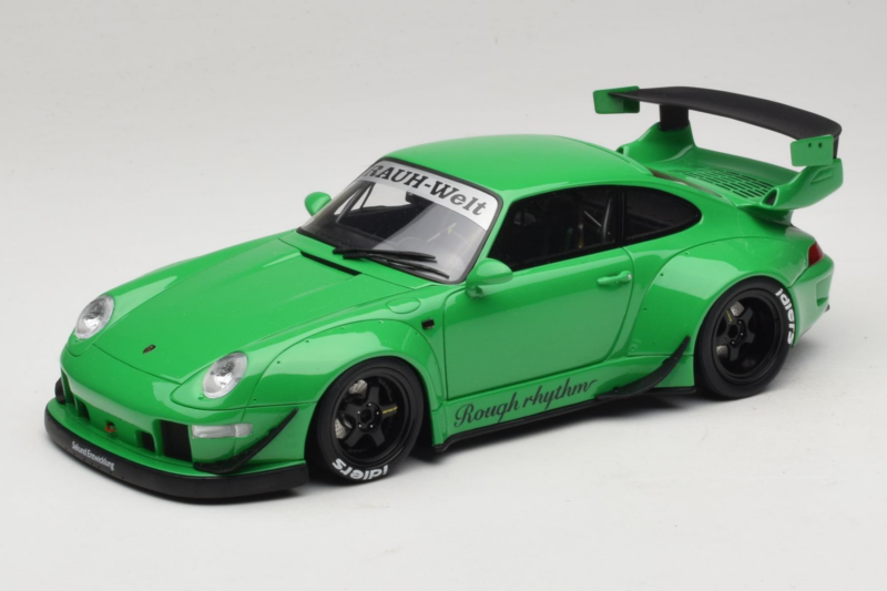 Porsche 911 993 RWB Zöld GT Spirit 1:18 GT074 Gyanta